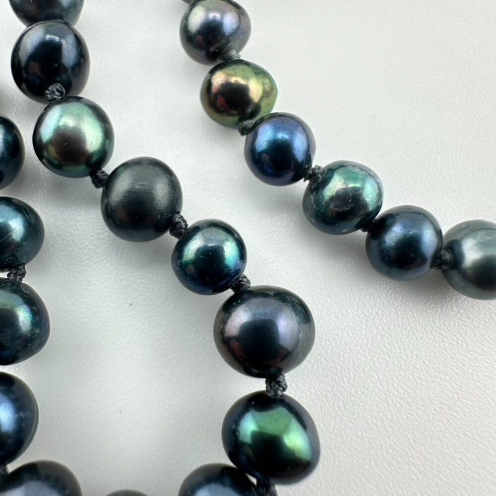 Real Pearl Sterling Silver 925 Necklace and Bracelet Set